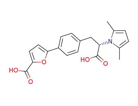 (S)-5-(4-(2-carboxy-2-(2,5-dimethyl-1H-pyrrol-1-yl)ethyl)phenyl)furan-2-carboxylic acid