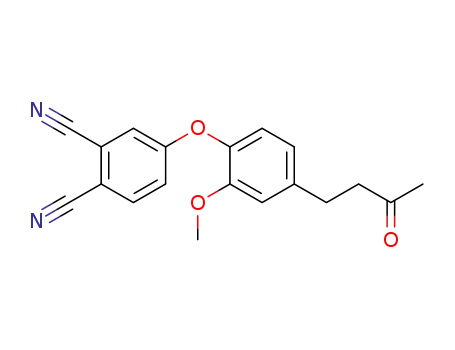 4-[2-methoxy-4-(3-oxobutyl)phenoxy]phthalonitrile