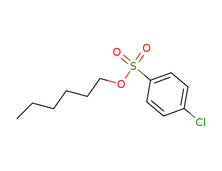 Benzenesulfonic acid, 4-chloro-, hexyl ester