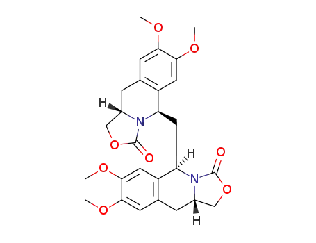 (5R,10aS)-5-{[(5R,10aS)-7,8-dimethoxy-3-oxo-1,5,10,10a-tetrahydro[1,3]oxazolo[3,4-b]isoquinolin-5-yl]methyl}-7,8-dimethoxy-1,5,10,10a-tetrahydro[1,3]oxazolo[3,4-b]isoquinolin-3-one