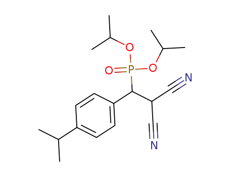 diisopropyl [2,2-dicyano-1-(4-isopropylphenyl)ethyl]phosphonate