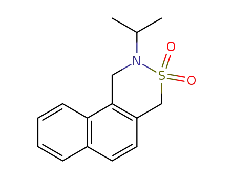 2-isopropyl-1,4-dihydro-2H-naphtho[1,2-d]3,2-thiazine 3,3-dioxide