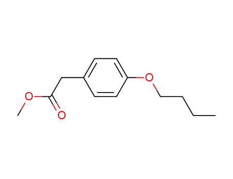 Molecular Structure of 29056-06-2 (4-BUTOXYPHENYLACETIC ACID METHYL ESTER)