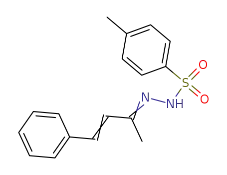 Molecular Structure of 17336-65-1 (Benzenesulfonic acid,4-methyl-, 2-(1-methyl-3-phenyl-2-propen-1-ylidene)hydrazide)