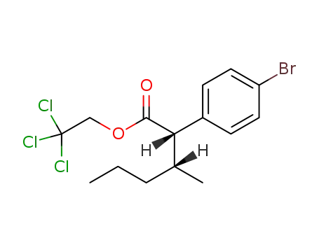 2,2,2-trichloroethyl (2S,3R)-2-(4-bromophenyl)-3-methylhexanoate