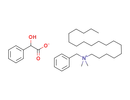 benzyldimethyloctadecylammonium mandelate