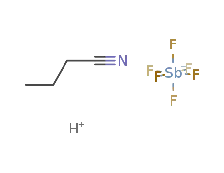 C4H7N*F6Sb(1-)*H(1+)