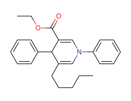 ethyl 5-pentyl-1,4-diphenyl-1,4-dihydropyridine-3-carboxylate