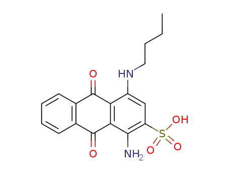 1-amino-4-(butylamino)-9,10-dioxo-9,10-dihydroanthracene-2-sulfonic acid