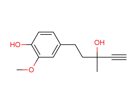 4-(3-hydroxy-3-methylpent-4-ynyl)-2-methoxyphenol