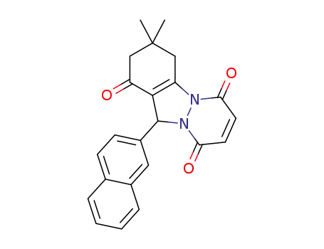 3,4-dihydro-3,3-dimethyl-11-(naphthalen-3-yl)-2H-pyridazino[1,2-a]indazole-1,6,9(11H)-trione