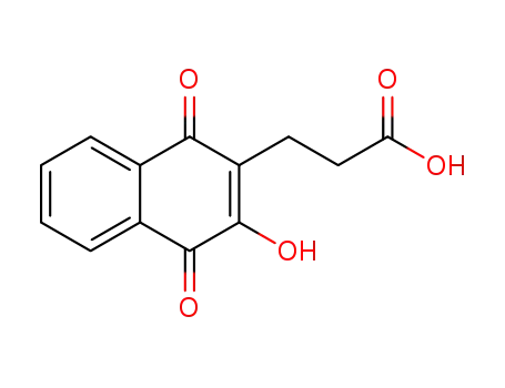 3-(3-hydroxy-1,4-dioxo-1,4-dihydro-[2]naphthyl)-propionic acid