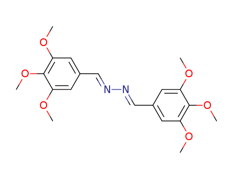 1-(3,4,5-trimethoxyphenyl)-N-[(3,4,5-trimethoxyphenyl)methylideneamino]methanimine cas  7251-01-6