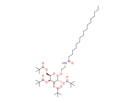 1-(2,3,4,6-tetra-O-pivaloyl-α-D-galactopyranosyl)-N-octadecanoyl-2-aminoethanol