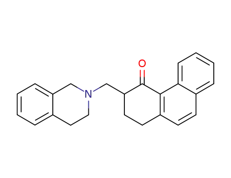 3-(3,4-dihydro-1H-[2]isoquinolylmethyl)-2,3-dihydro-1H-phenanthren-4-one