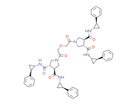 (3S,3’S,4S,4’S)-1,1’-(2,2’-oxybis(acetyl))bis-(N3,N4-bis((1S,2R)-2-phenylcyclopropyl)pyrrolidine-3,4-dicarboxamide)