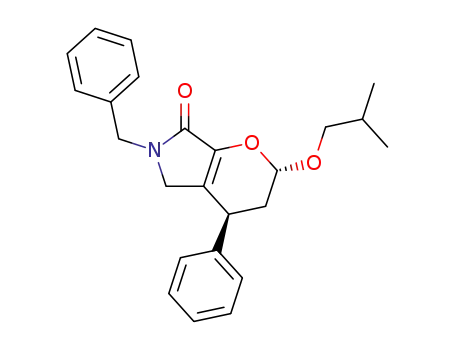 (2S,4S)-6-benzyl-2-isobutoxy-4-phenyl-3,4,5,6-tetrahydropyrano[2,3-c]pyrrol-7(2H)-one