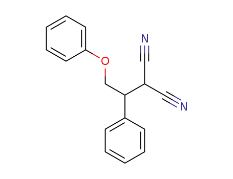 2-(2-phenoxy-1-phenylethyl)malononitrile