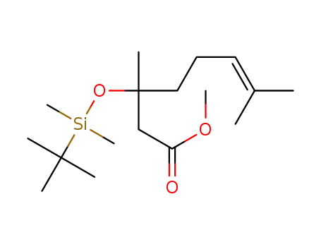 methyl 3-((tert-butyldimethylsilyl)oxy)-3,7-dimethyloct-6-enoate
