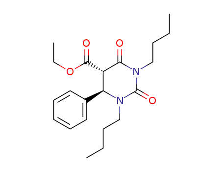 ethyl 1,3-dibutyl-2,4-dioxo-trans-6-phenylhexahydropyrimidine-5-carboxylate