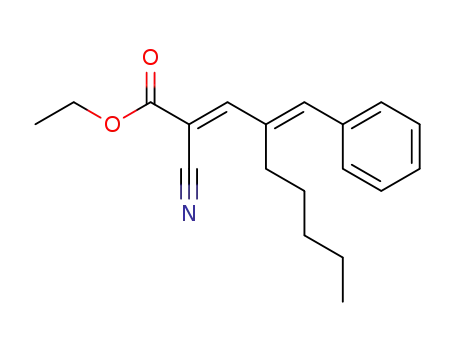 2-cyano-4-pentyl-5-phenyl-penta-2,4-dienoic acid ethyl ester