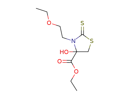 ethyl 3-(ethoxyethyl)-4-hydroxy-2-thioxothiazolidine-4-carboxylate