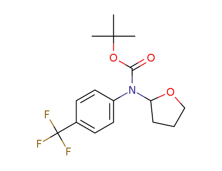 tert-butyl (tetrahydrofuran-2-yl)(4-(trifluoromethyl)phenyl)carbamate