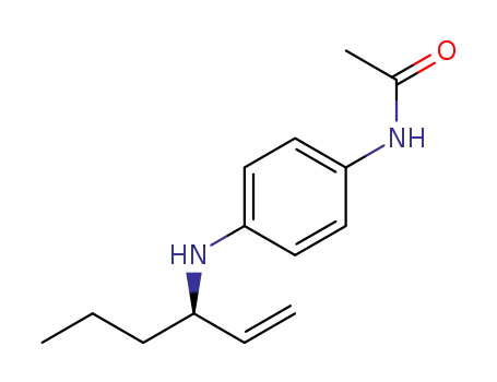 (R)-N-(4-(hex-1-en-3-ylamino)phenyl)acetamide