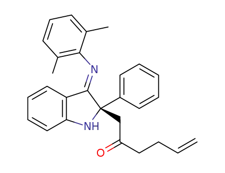 (S,E)-1-(3-((2,6-dimethylphenyl)imino)-2-phenylindolin-2-yl)hex-5-en-2-one