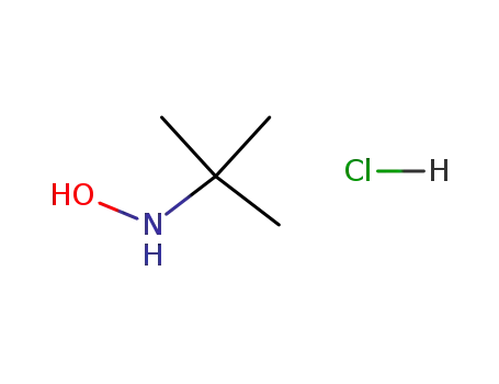 Molecular Structure of 57497-39-9 (N-(TERT-BUTYL)HYDROXYLAMINE HYDROCHLORIDE)