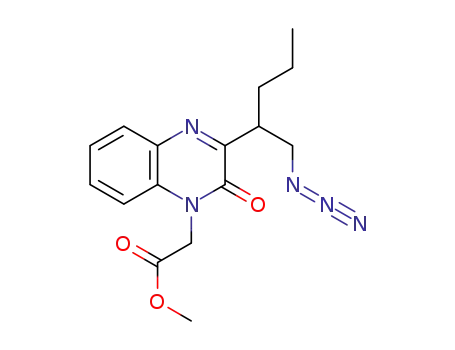 methyl2-(3-(1-azidopentan-2-yl)-2-oxoquinoxalin-1(2H)-yl)acetate