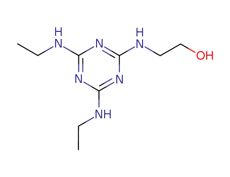 2-(4,6-Bis-ethylamino-[1,3,5]triazin-2-ylamino)-ethanol