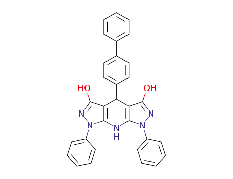 4-([1,1'-biphenyl]-4-yl)-1,7-diphenyl-1,4,7,8-tetrahydrodipyrazolo[3,4-b:4',3'-e]pyridine-3,5-diol
