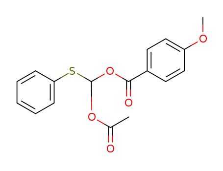 2-oxo-1-(phenylthio)propyl 4-methoxybenzoate