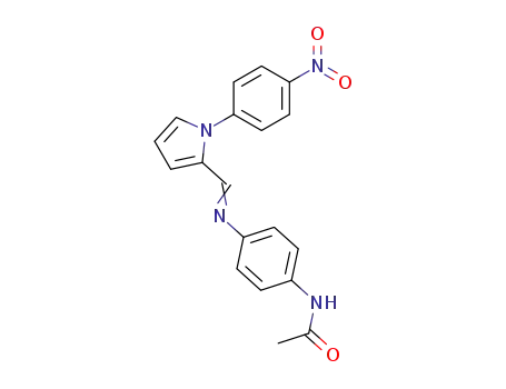 N-(4-{[1-[1-(4-Nitro-phenyl)-1H-pyrrol-2-yl]-meth-(E)-ylidene]-amino}-phenyl)-acetamide