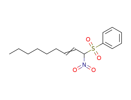 1-benzenesulfonyl-1-nitronon-2-ene