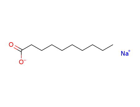 Molecular Structure of 1002-62-6 (CAPRIC ACID SODIUM SALT)
