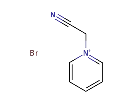 Molecular Structure of 64636-81-3 (Pyridinium, 1-(cyanomethyl)-, bromide)