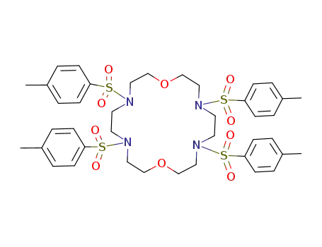 N,N',N'',N'''-tetrakis(tolyl-p-sulphonyl)-1,10-dioxa-4,7,13,16-tetra-azacyclo-octadecane