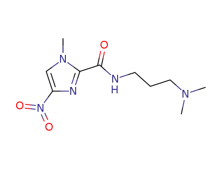Molecular Structure of 128484-08-2 (1H-Imidazole-2-carboxamide,
N-[3-(dimethylamino)propyl]-1-methyl-4-nitro-)