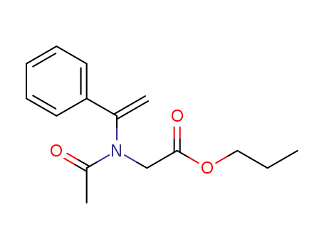 propyl N-acetyl-N-(1-phenylvinyl)glycinate