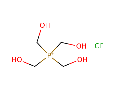 124-64-1,Tetrakis(hydroxymethyl)phosphonium chloride,Phosphonium,tetrakis(hydroxymethyl)-, chloride (8CI,9CI);NSC 30698;Pyroset TKC;THPC;Tetrakis(hydroxymethyl)phosphochloride;Tetramethylolphosphonium chloride;