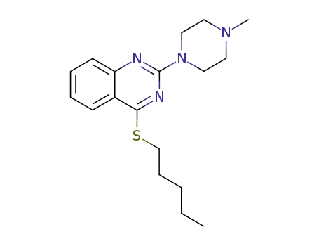 2-(4-Methyl-piperazin-1-yl)-4-pentylsulfanyl-quinazoline