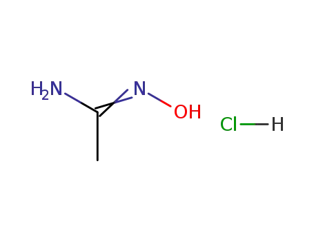 Molecular Structure of 5426-04-0 (N'-Hydroxyethanimidamide hydrochloride)