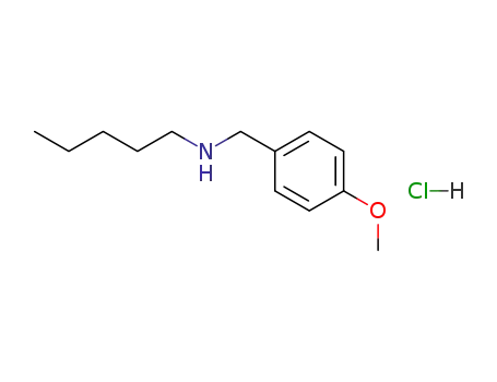 N-(4-methoxybenzyl)pentan-1-aminium chloride