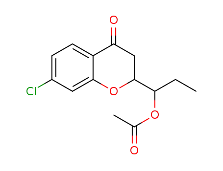 1-(7-chloro-4-oxochroman-2-yl)propyl acetate