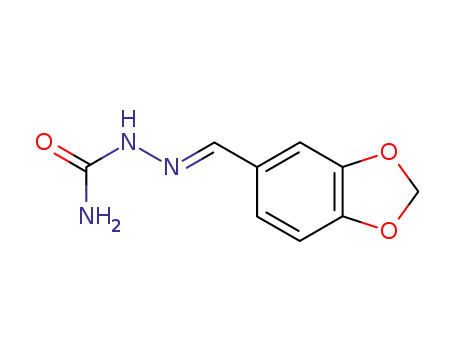 Molecular Structure of 16742-62-4 (1,3-Benzodioxole-5-carbaldehyde semicarbazone)