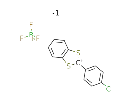 2-(4-chlorophenyl)-1,3-benzodithiolium tetrafluoroborate