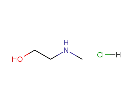 Molecular Structure of 62640-03-3 (Ethanol, 2-(methylamino)-, hydrochloride)