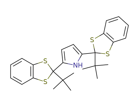 2,5-Bis-(2-tert-butyl-benzo[1,3]dithiol-2-yl)-1H-pyrrole